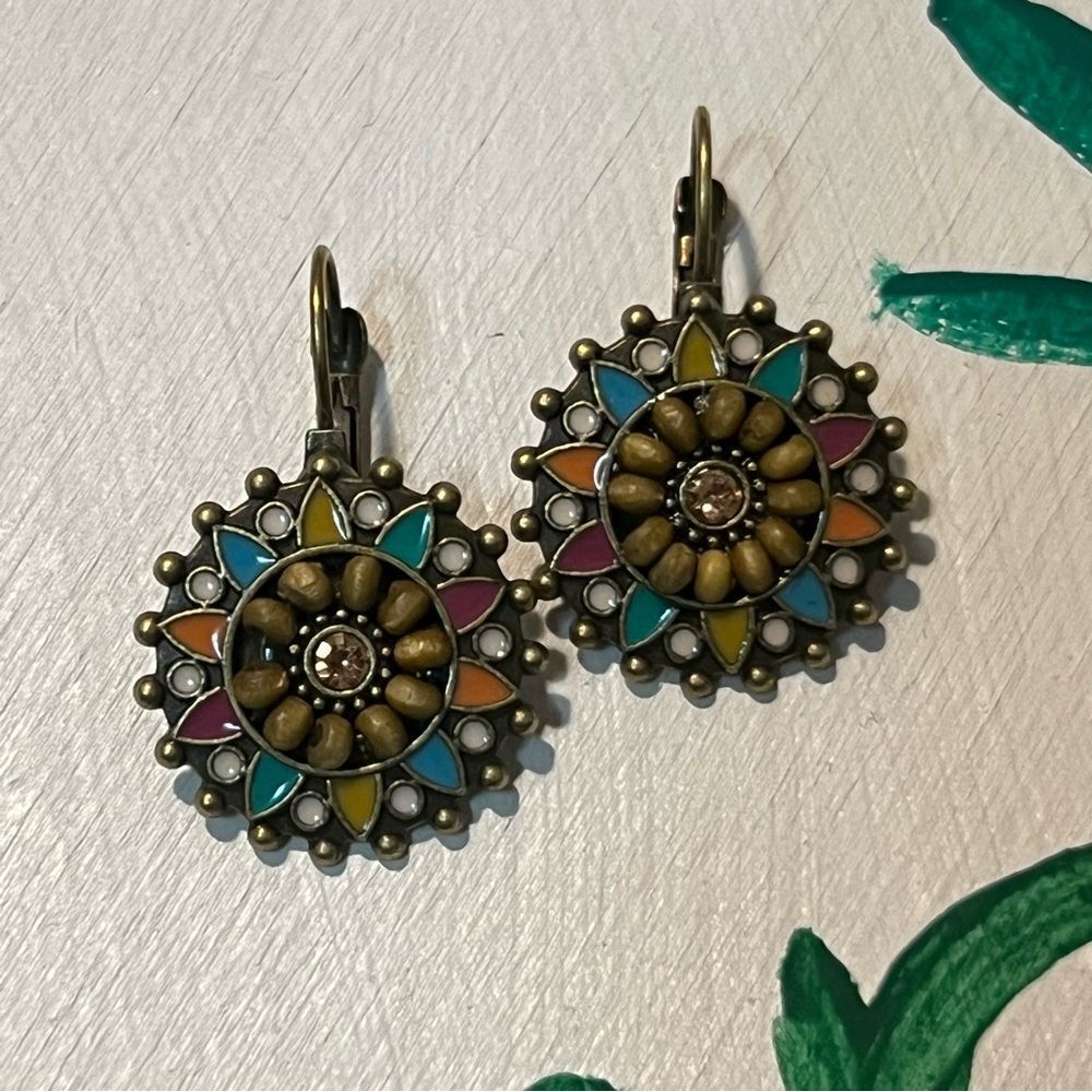 Bohemian Dangle rustic earrings NEW